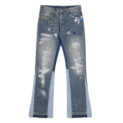 Washed Flared Jeans