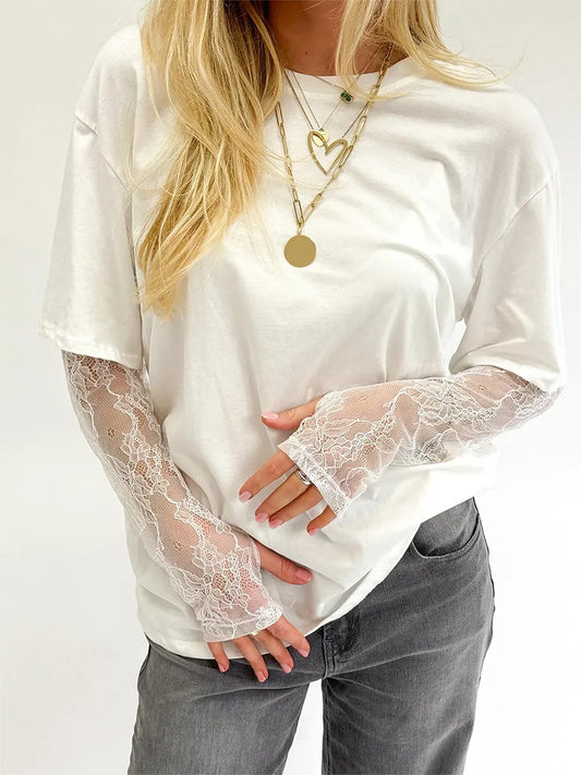 The Amara Lace Tee