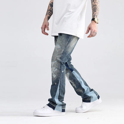 Washed Flared Jeans