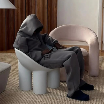 Essential Oversized Tracksuit - Stone Grey